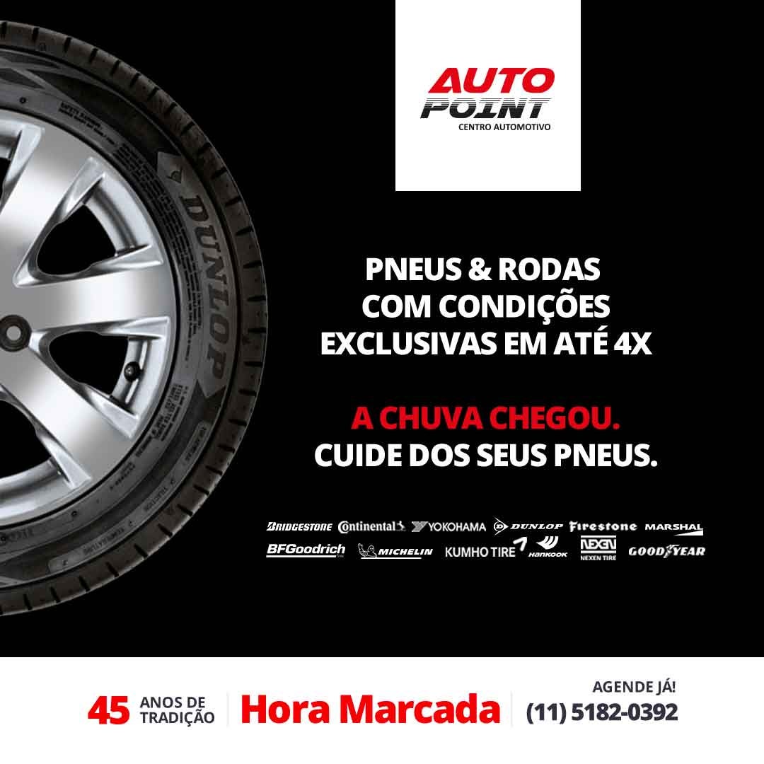 Imagem descreve dica de trânsito: A chuva chegou, cuide do seu veículo